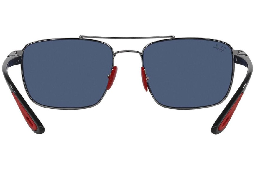 Okulary przeciwsłoneczne Ray-Ban RB3715M F08580 Pilotki (Aviator) Szare