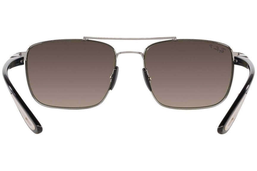 Слънчеви очила Ray-Ban RB3715M F0845J Polarized Пилотни Сребърна