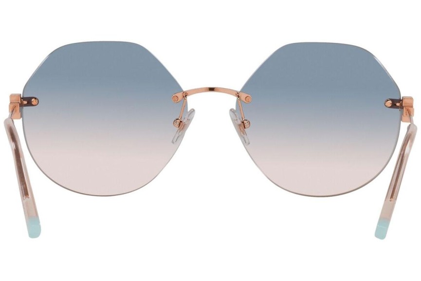 Okulary przeciwsłoneczne Tiffany & Co. TF3077 616016 Nieregularny Brązowe