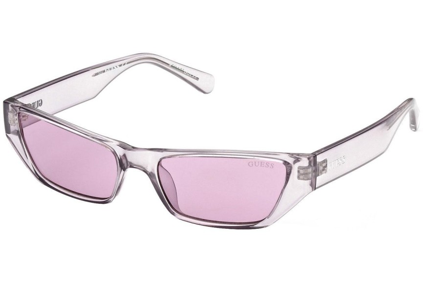 Okulary przeciwsłoneczne Guess GU8232 81Y Prostokątne Fioletowe