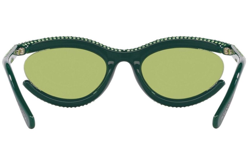 Okulary przeciwsłoneczne Swarovski SK6006 103430 Owalne Zielone
