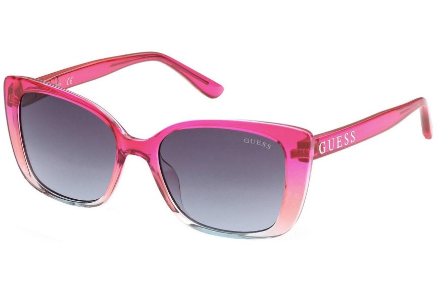 Okulary przeciwsłoneczne Guess GU9208 74W Kwadratowe Różowe