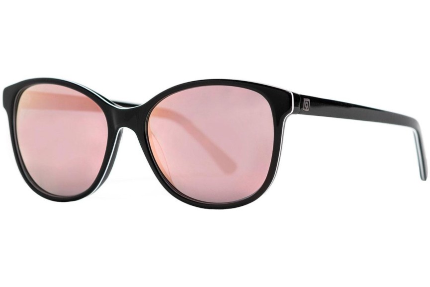 Okulary przeciwsłoneczne Horsefeathers Chloe AW060B Polarized Kwadratowe Czarne