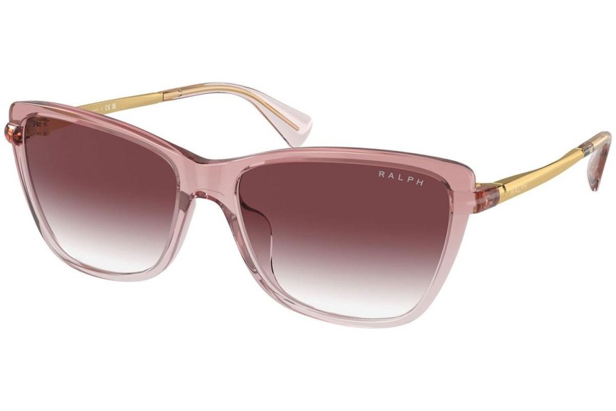 Okulary przeciwsłoneczne Ralph Lauren RA5308U 61258H Kocie oczy Różowe