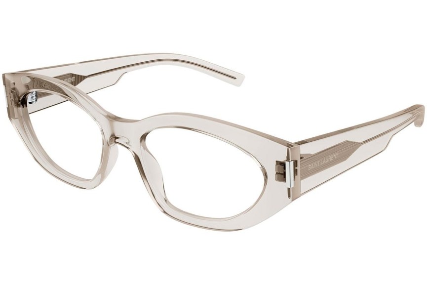 szemüvegeinket Saint Laurent SL638OPT 004 blue-light [non-prescription] Cat Eye Bézs