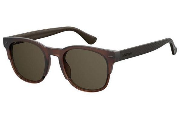 Okulary przeciwsłoneczne Havaianas ANGRA QGL/70 Kwadratowe Brązowe