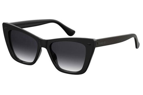 Okulary przeciwsłoneczne Havaianas CANOA QFU/9O Kocie oczy Czarne
