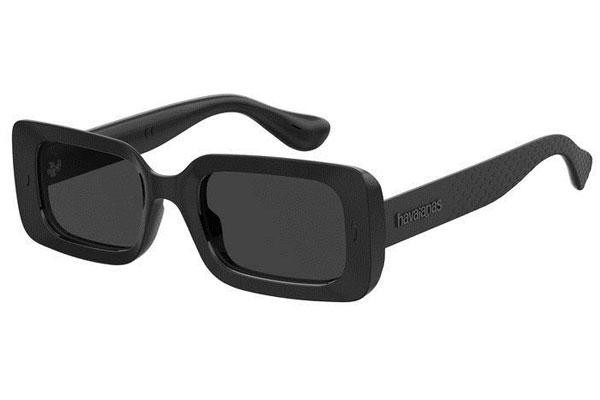 Okulary przeciwsłoneczne Havaianas SAMPA 807/IR Prostokątne Czarne