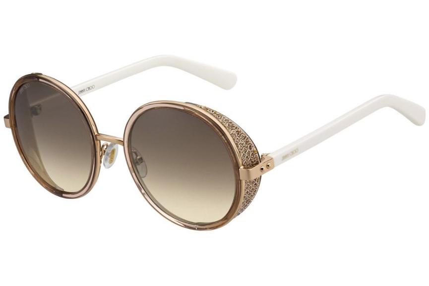 Okulary przeciwsłoneczne Jimmy Choo ANDIE/N/S 1KH/CC Okrągłe Żółte