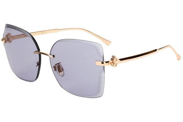 Okulary przeciwsłoneczne Jimmy Choo CORIN/G/S DDB/K1 Oversize Złote