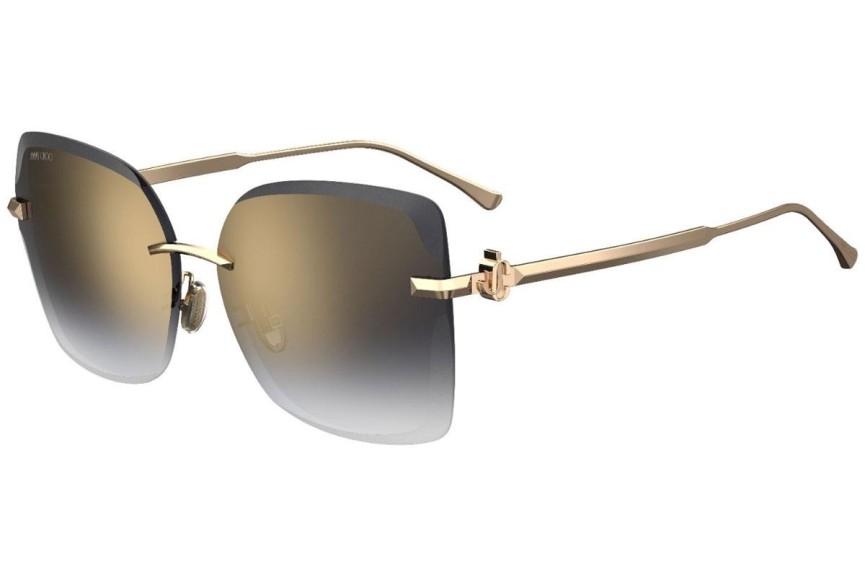 Okulary przeciwsłoneczne Jimmy Choo CORIN/G/S J5G/FQ Oversize Złote