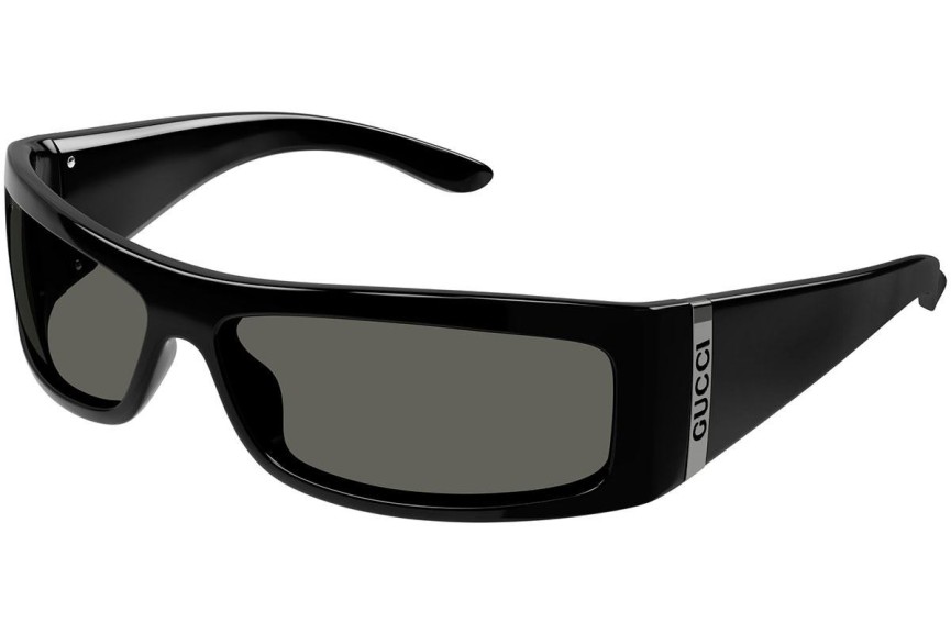 Okulary przeciwsłoneczne Gucci GG1492S 007 Nieregularny Czarne