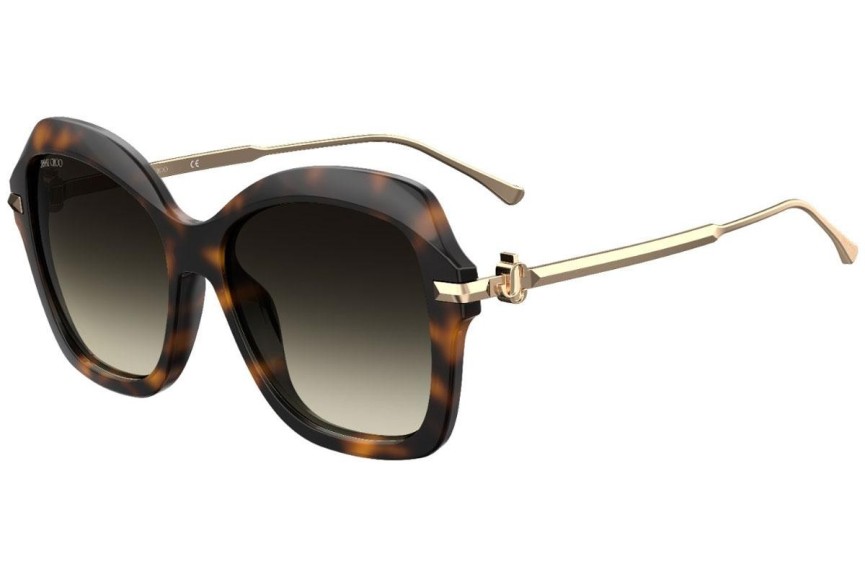 Okulary przeciwsłoneczne Jimmy Choo TESSY/G/S 086/HA Oversize Havana