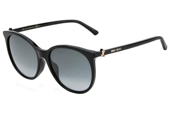 Okulary przeciwsłoneczne Jimmy Choo ILANA/F/SK 26S/9O Okrągłe Czarne