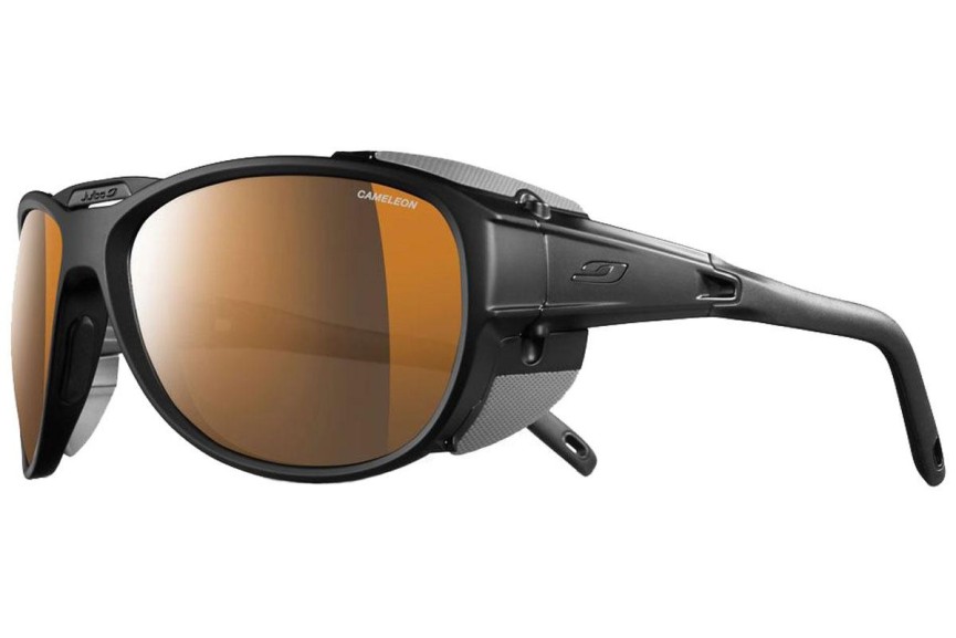 Okulary przeciwsłoneczne Julbo Explorer 2.0 J497 5014 Polarized Prostokątne Czarne