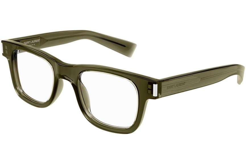 Okulary korekcyjne Saint Laurent SL564 OPT 007 Kwadratowe Zielone