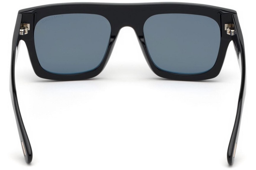 Ochelari de soare Tom Ford Fausto FT0711 01A Flat Top Negri