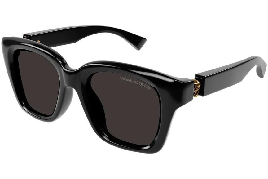 Okulary przeciwsłoneczne Alexander McQueen AM0432SA 001 Kwadratowe Czarne