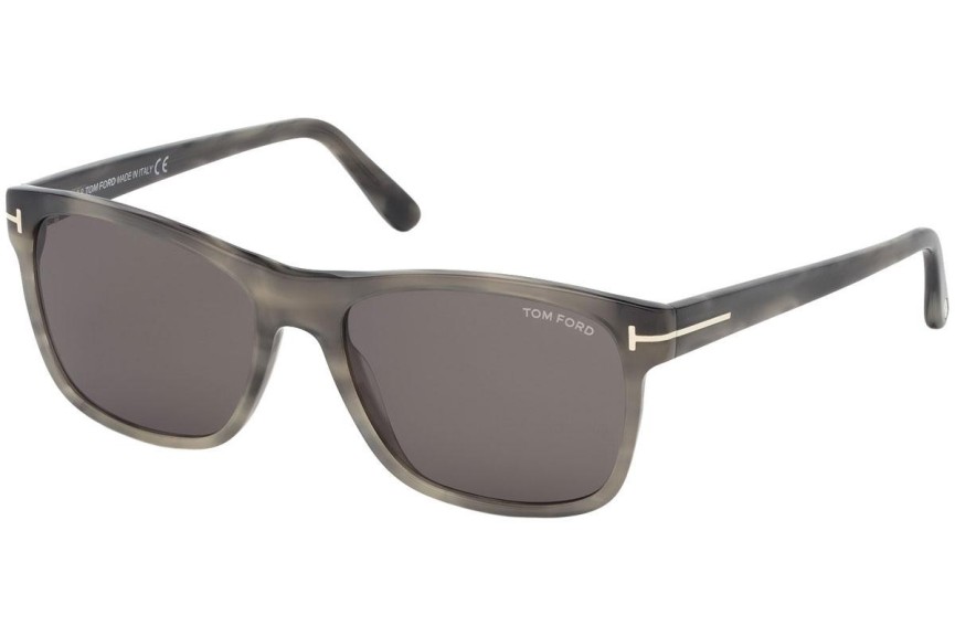 Okulary przeciwsłoneczne Tom Ford Giulio FT0698 47N Kwadratowe Brązowe