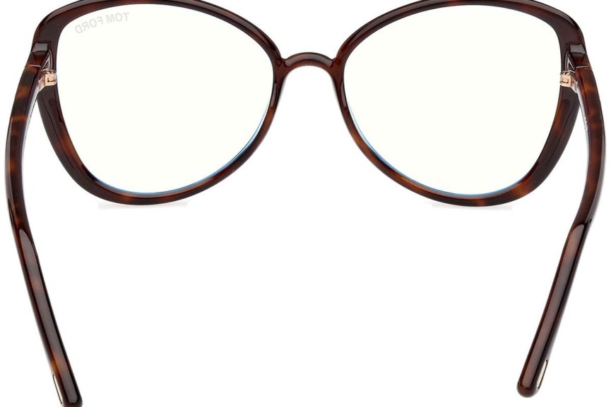 Ochelari Tom Ford FT5907-B 052 Cat Eye Havana