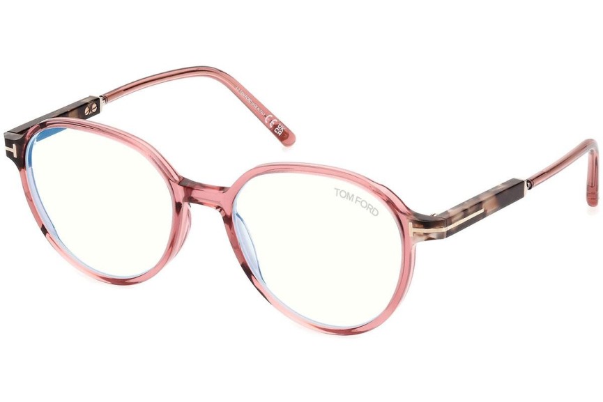 Ochelari Tom Ford FT5910-B 072 Rotunzi Roz