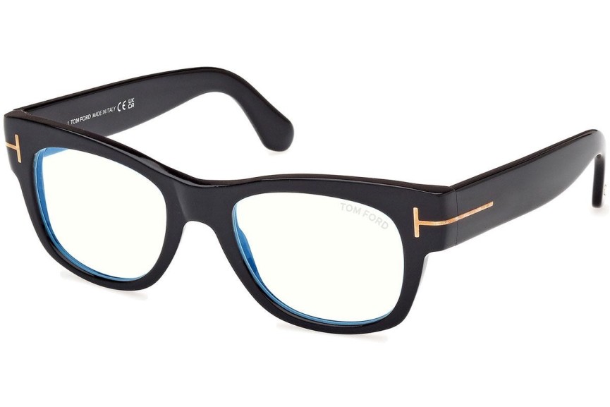 Okulary korekcyjne Tom Ford FT5040-B 001 Kwadratowe Czarne