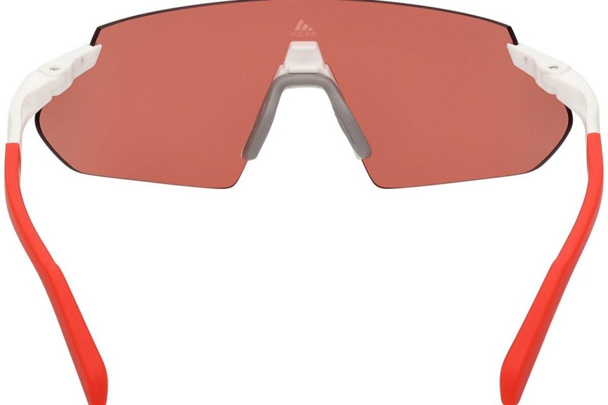 Okulary przeciwsłoneczne Adidas Sport SP0077 21L Pojedyncze | Shield Białe