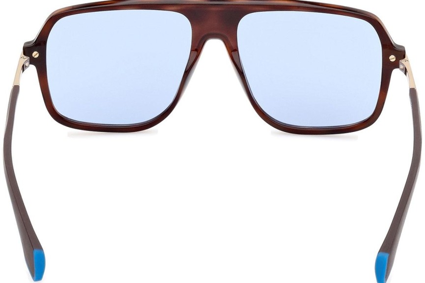 Okulary przeciwsłoneczne Adidas Originals OR0100 52V Kwadratowe Havana