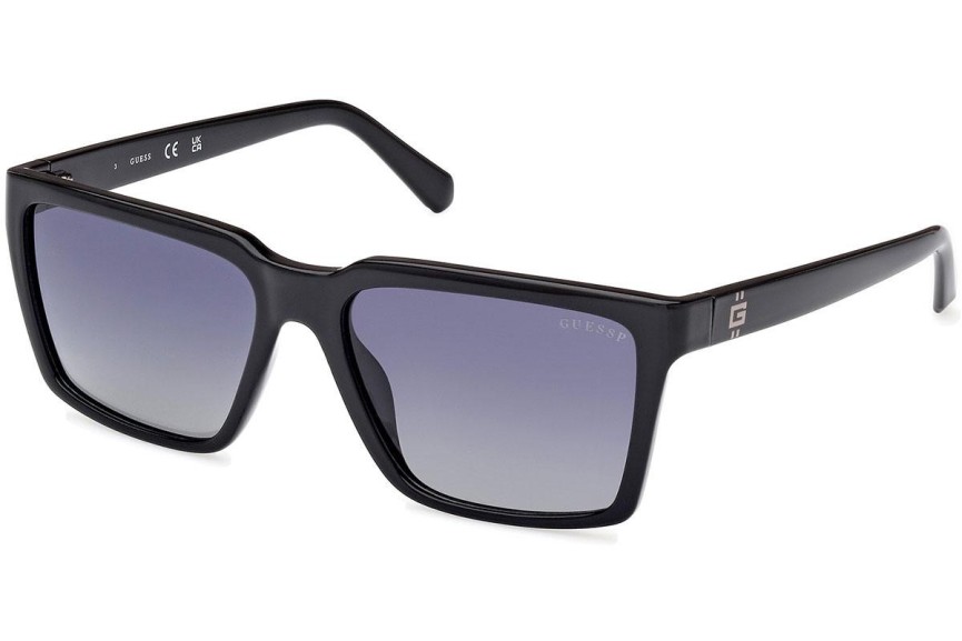 Napszemüvegek Guess GU00084 01D Polarized Szogletes Fekete