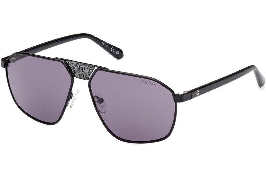 Ochelari de soare Guess GU00086 01Y Pilot Negri