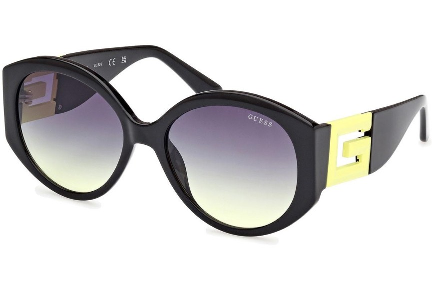 Okulary przeciwsłoneczne Guess GU7917 41B Okrągłe Czarne