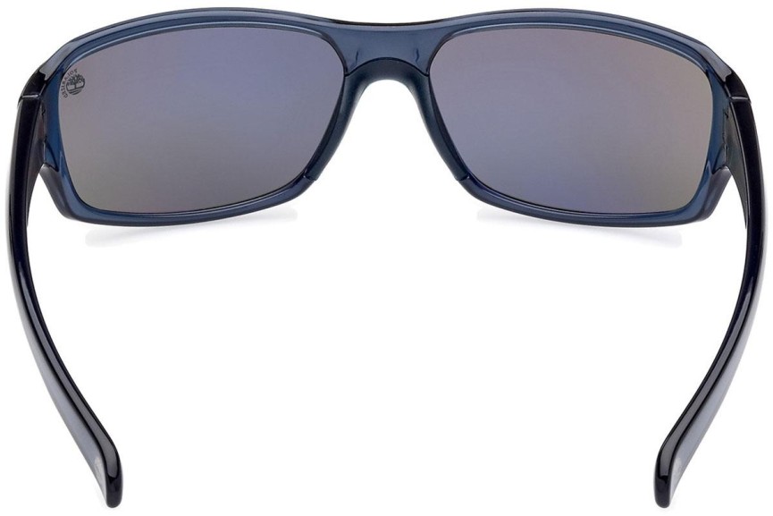 Слънчеви очила Timberland TB9332 90D Polarized Квадратни Синя