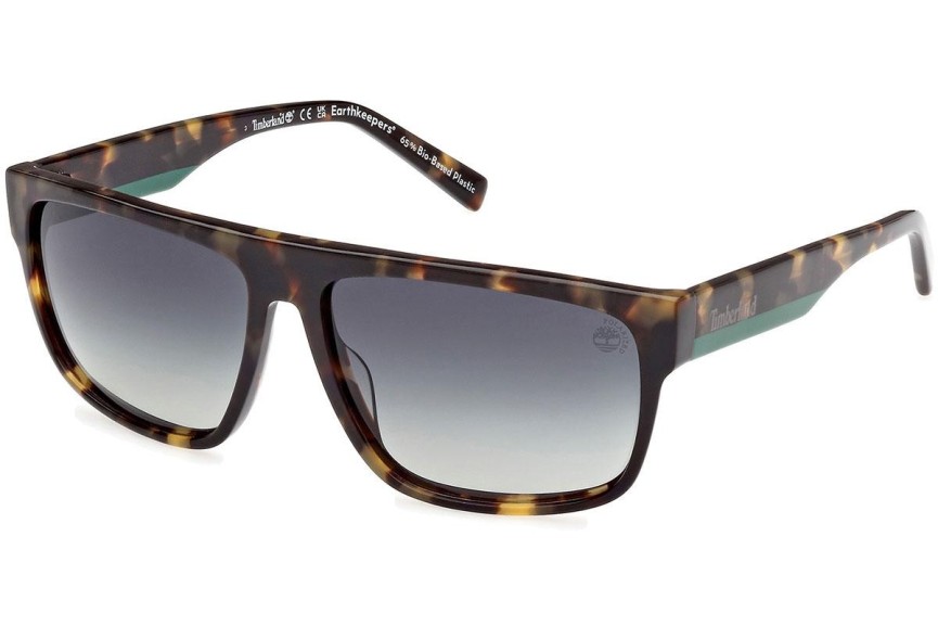 Слънчеви очила Timberland TB9342 53R Polarized Правоъгълни Хавана