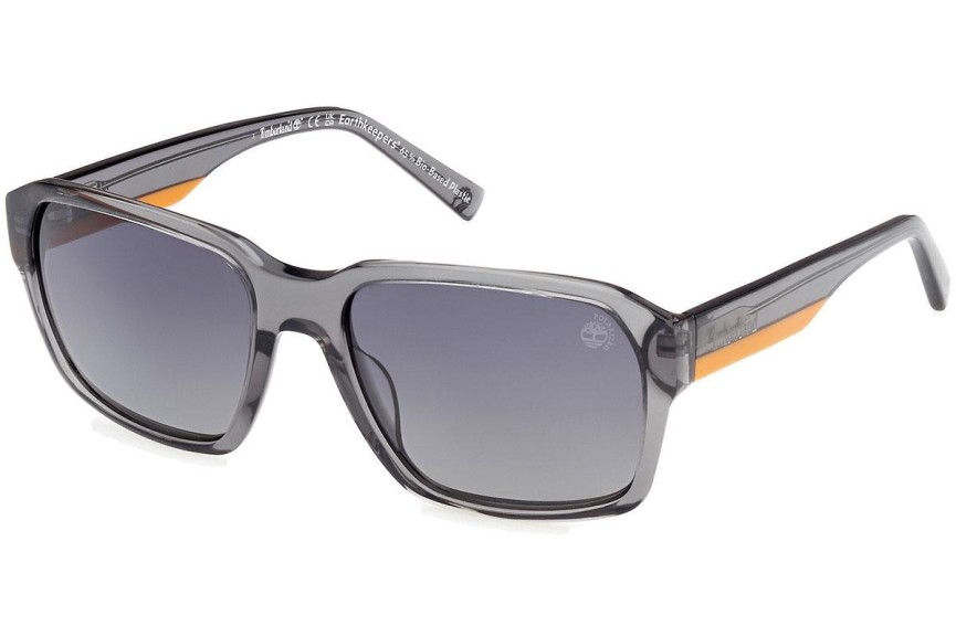 Слънчеви очила Timberland TB9343 20D Polarized Квадратни Сива