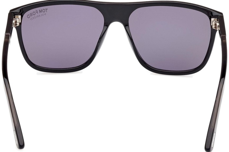 Слънчеви очила Tom Ford Frances FT1081-N 01D Polarized Квадратни Черна