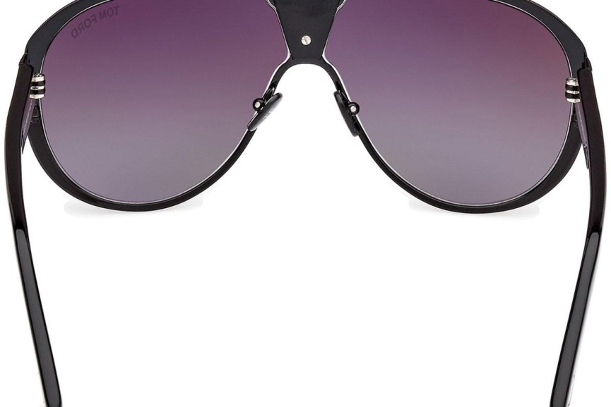 Ochelari de soare Tom Ford Vincenzo FT1072 01B Pilot Negri