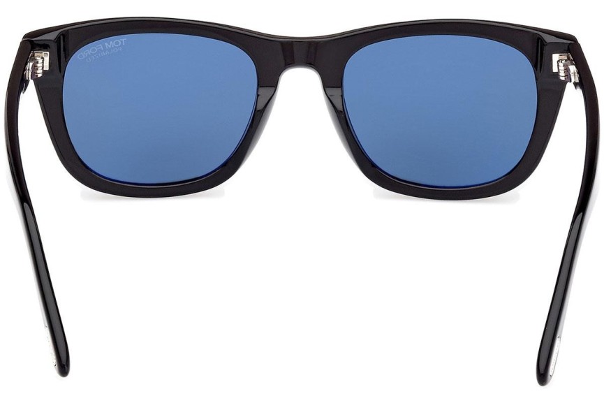 Napszemüvegek Tom Ford Kendel FT1076 01M Polarized Szogletes Fekete