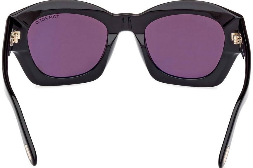 Ochelari de soare Tom Ford Guilliana FT1083 01A Pătrați Negri