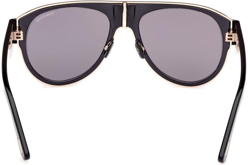 Слънчеви очила Tom Ford Lyle-02 FT1074 01C Пилотни Черна