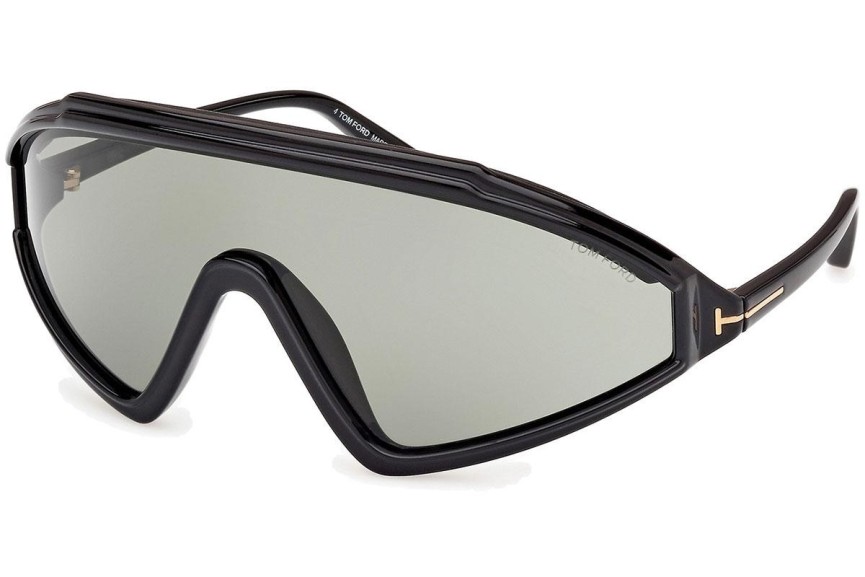 Okulary przeciwsłoneczne Tom Ford Lorna FT1121 05A Pojedyncze | Shield Czarne
