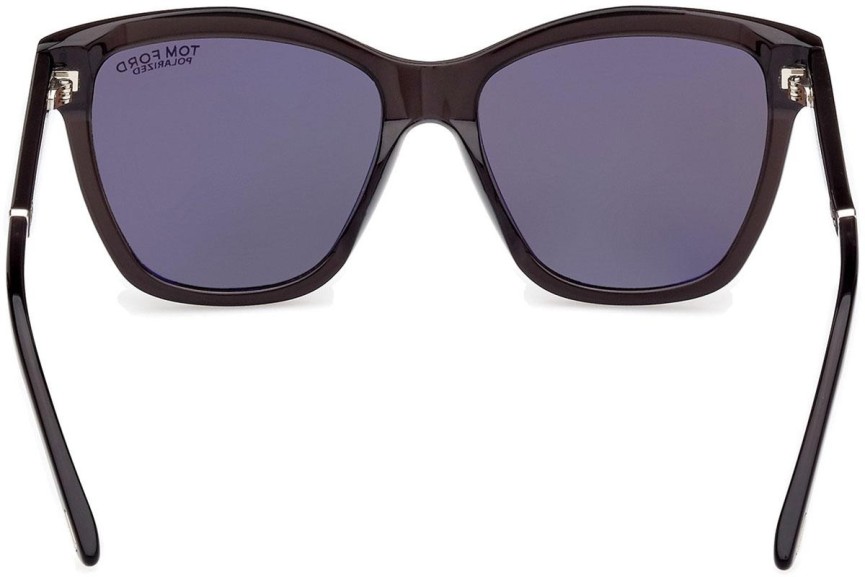 Слънчеви очила Tom Ford Lucia FT1087 05D Polarized Квадратни Черна