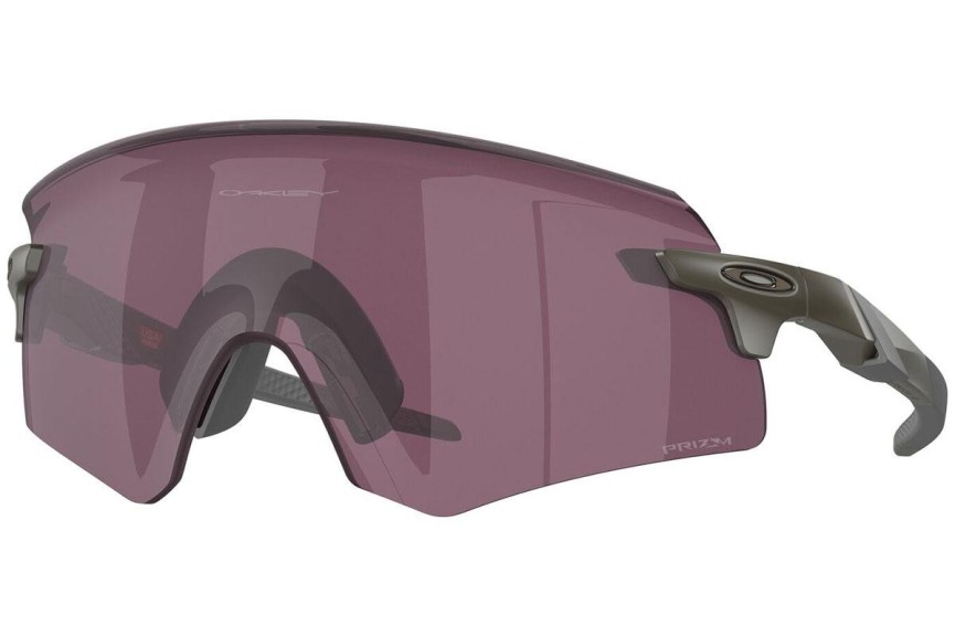 Okulary przeciwsłoneczne Oakley Encoder OO9471 947121 Pojedyncze | Shield Zielone