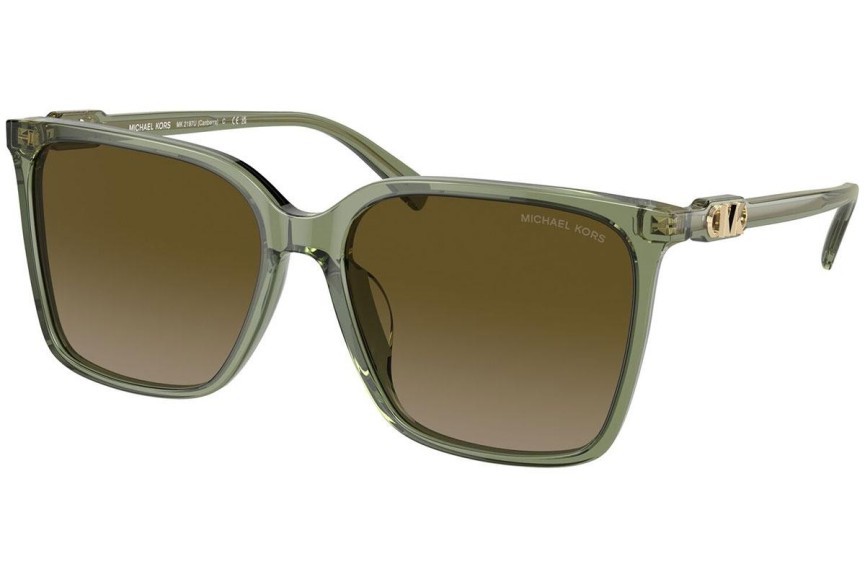 Okulary przeciwsłoneczne Michael Kors MK2197U 394413 Kwadratowe Zielone