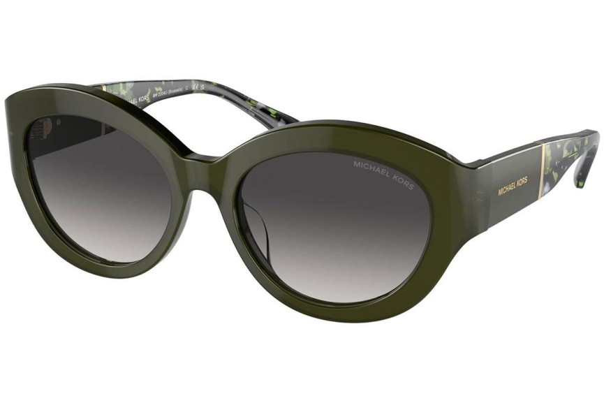 Okulary przeciwsłoneczne Michael Kors MK2204U 39478G Kocie oczy Zielone