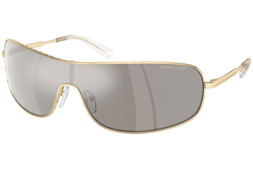 Okulary przeciwsłoneczne Michael Kors Aix MK1139 10146G Prostokątne Złote
