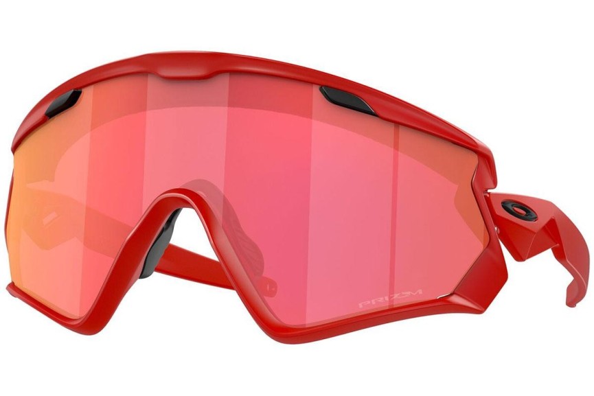 Okulary przeciwsłoneczne Oakley Wind Jacket 2.0 OO9418 941825 PRIZM Torch Pojedyncze | Shield Czerwone