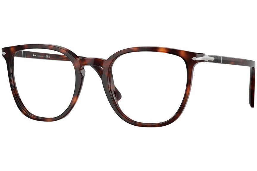 Okulary korekcyjne Persol PO3338V 24 Kwadratowe Havana