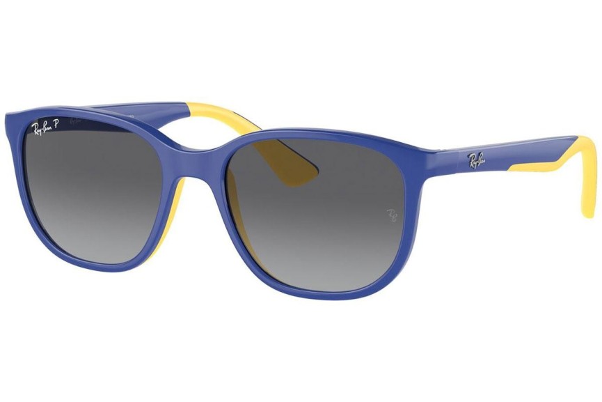 Sunglasses Ray-Ban Junior RJ9078S 7132T3 Polarized Kwadratowe Niebieskie