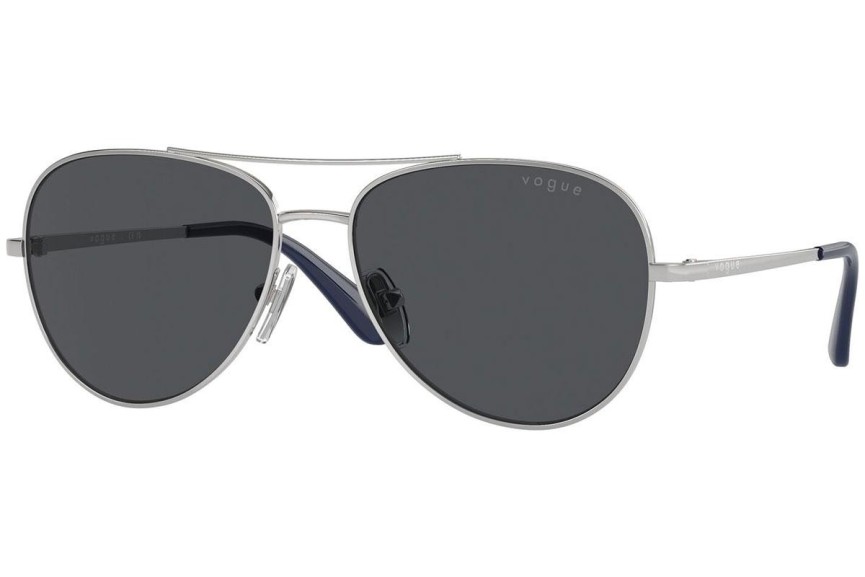 Okulary przeciwsłoneczne Vogue Eyewear VJ1001 323/87 Pilotki (Aviator) Srebrne