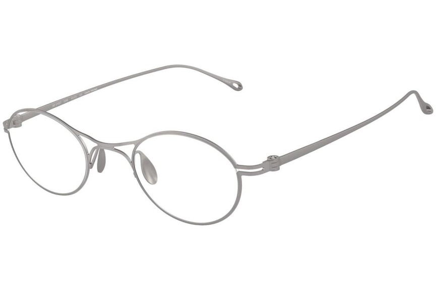 Okulary korekcyjne Giorgio Armani AR5135T 3356 Owalne Srebrne